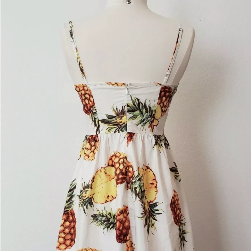 Anthropology size s pineapple tropical dress - Picture 7 of 12